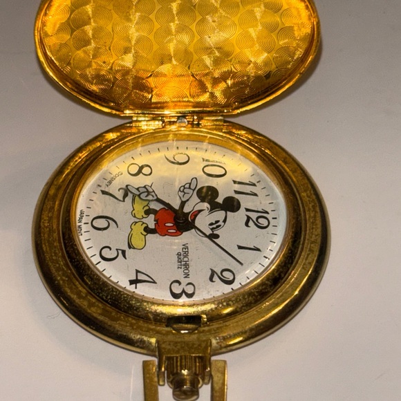 Vintage Disney Mickey Mouse Pocket Watch - Picture 9 of 12